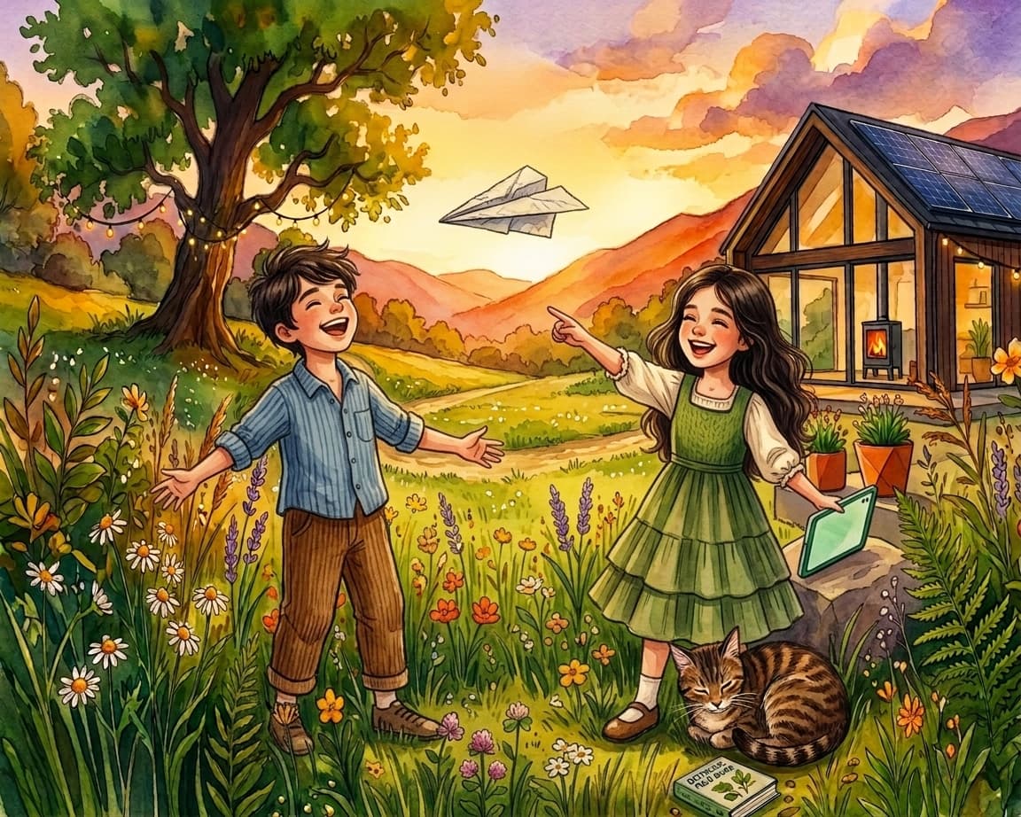 A quiet moment in the Quiet Magic world